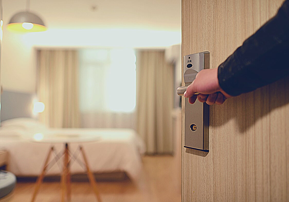 Modern Hotel Bedroom Interior